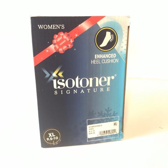 Isotoner Women’s Purple Fluffy Slippers Size 9.5-10 - Picture 6 of 7